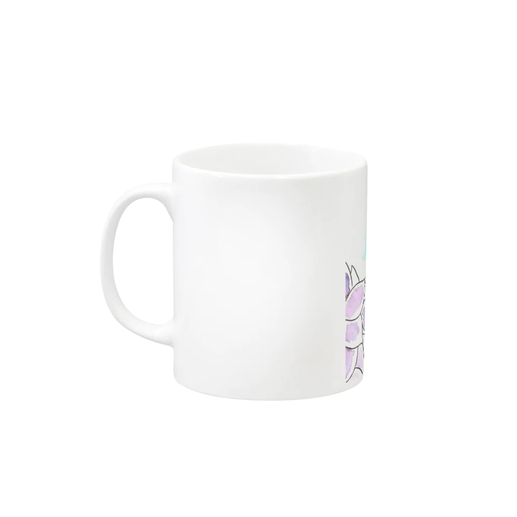 reznoa studioの片づけ本！！文字無し Mug :left side of the handle