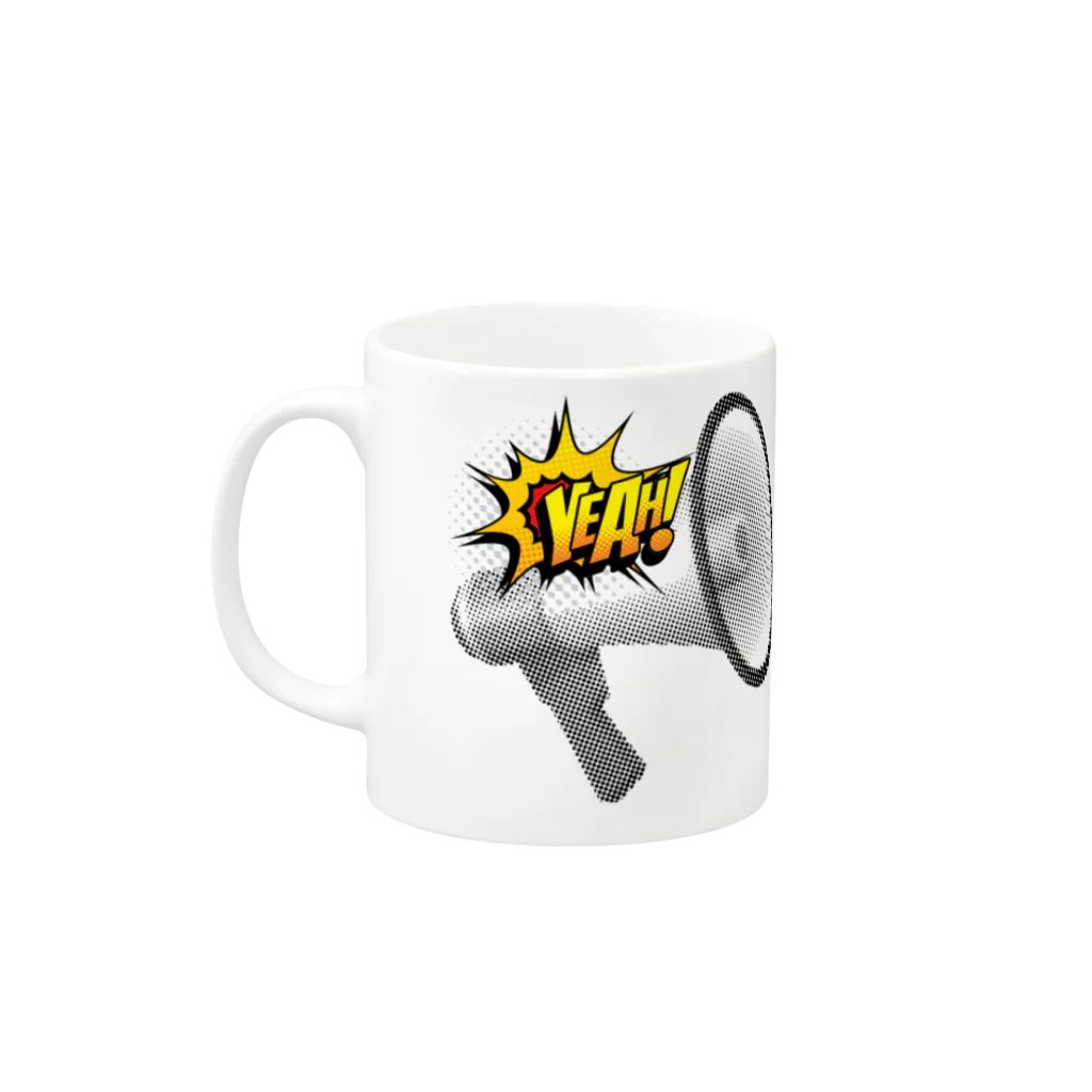 CHIBE86のスピーカー Mug :left side of the handle