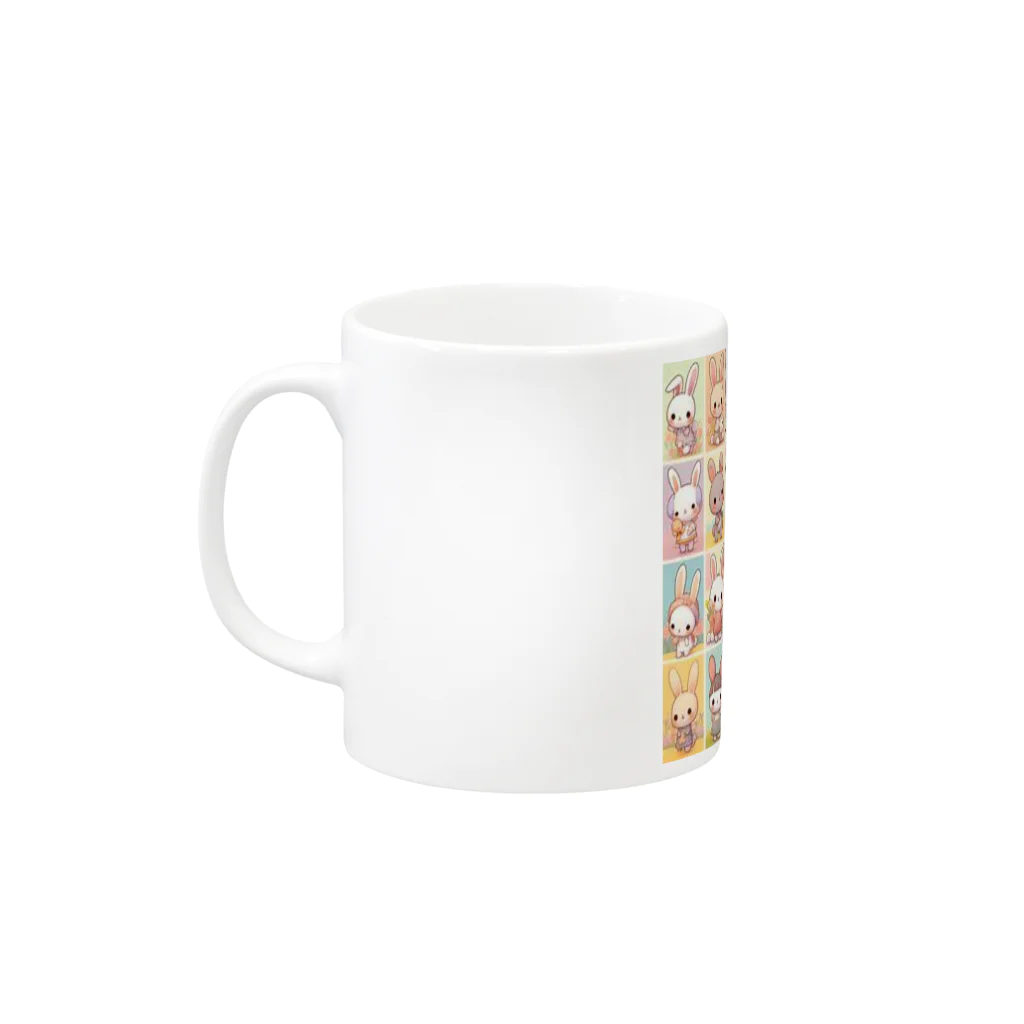 Itgetsbetterのかわいいウサギちゃん Mug :left side of the handle