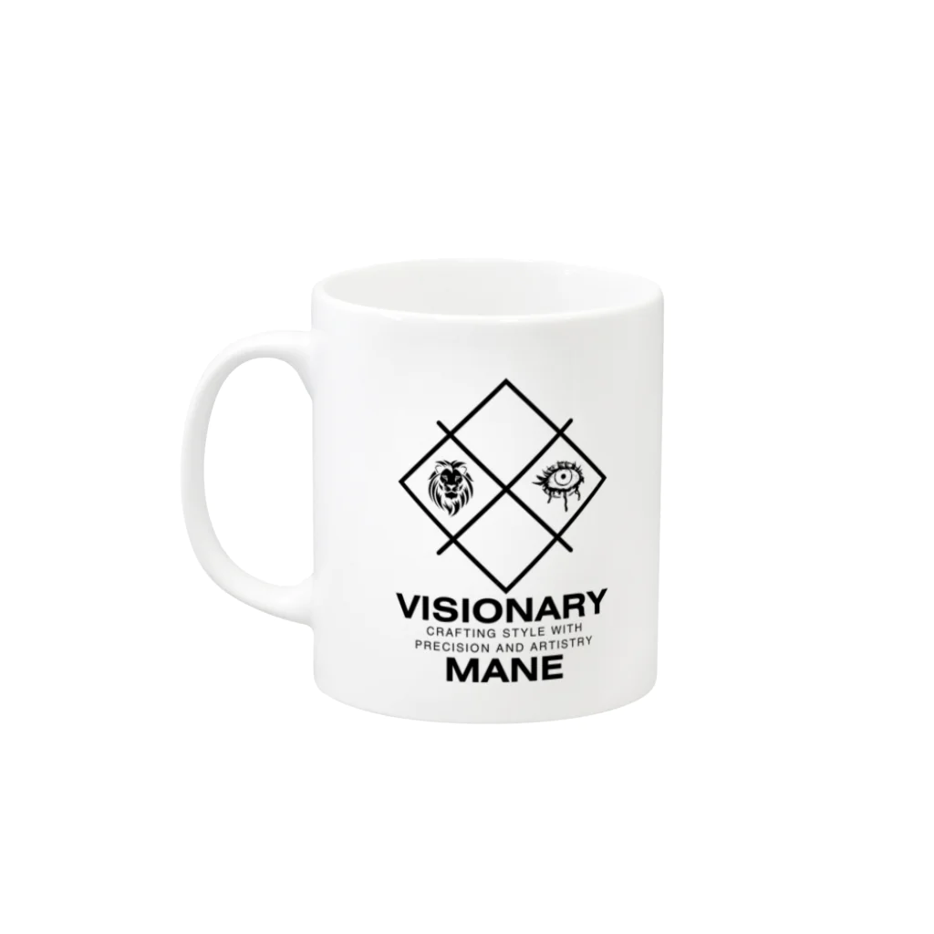 CHIBE86のVisionary Mane マグカップの取っ手の左面