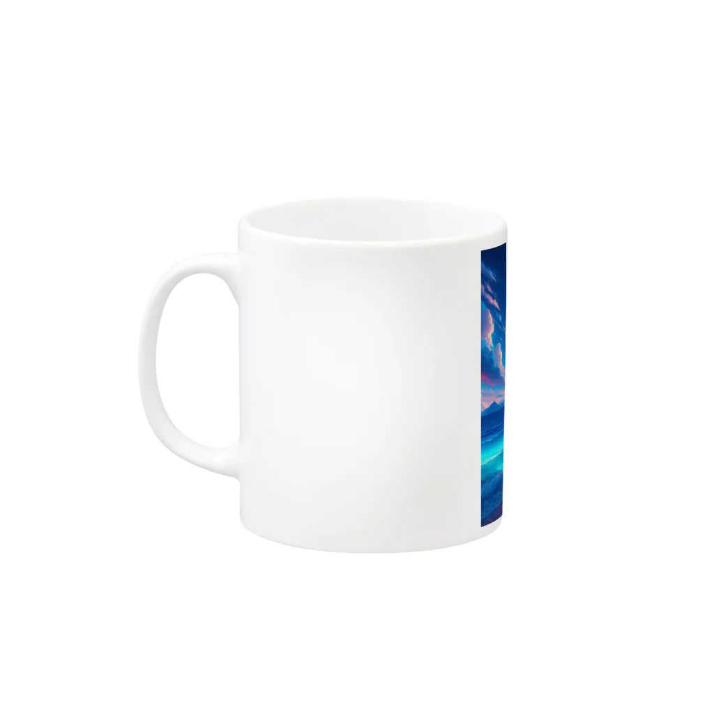 8kn356231の海 Mug :left side of the handle