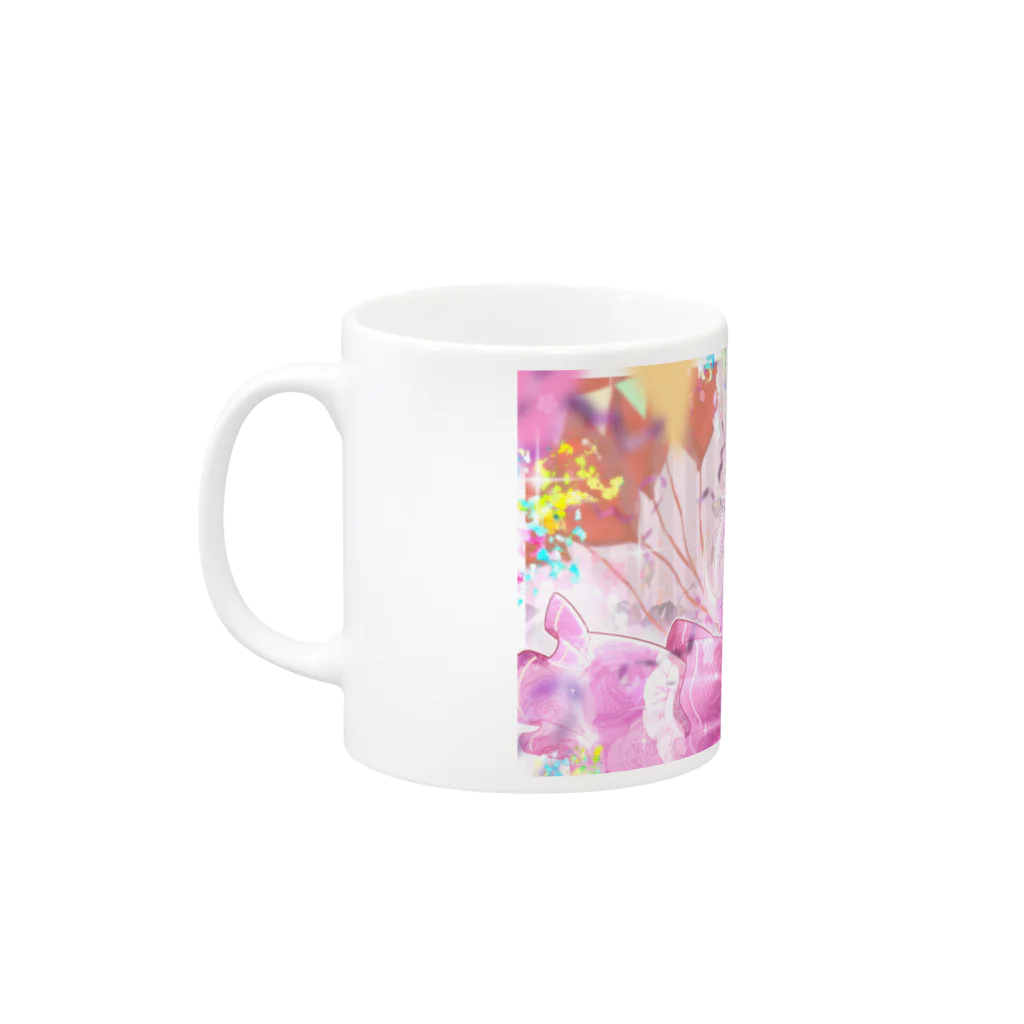 桜乃えだの桜乃えだ  収益化記念オリジナルグッズ Mug :left side of the handle