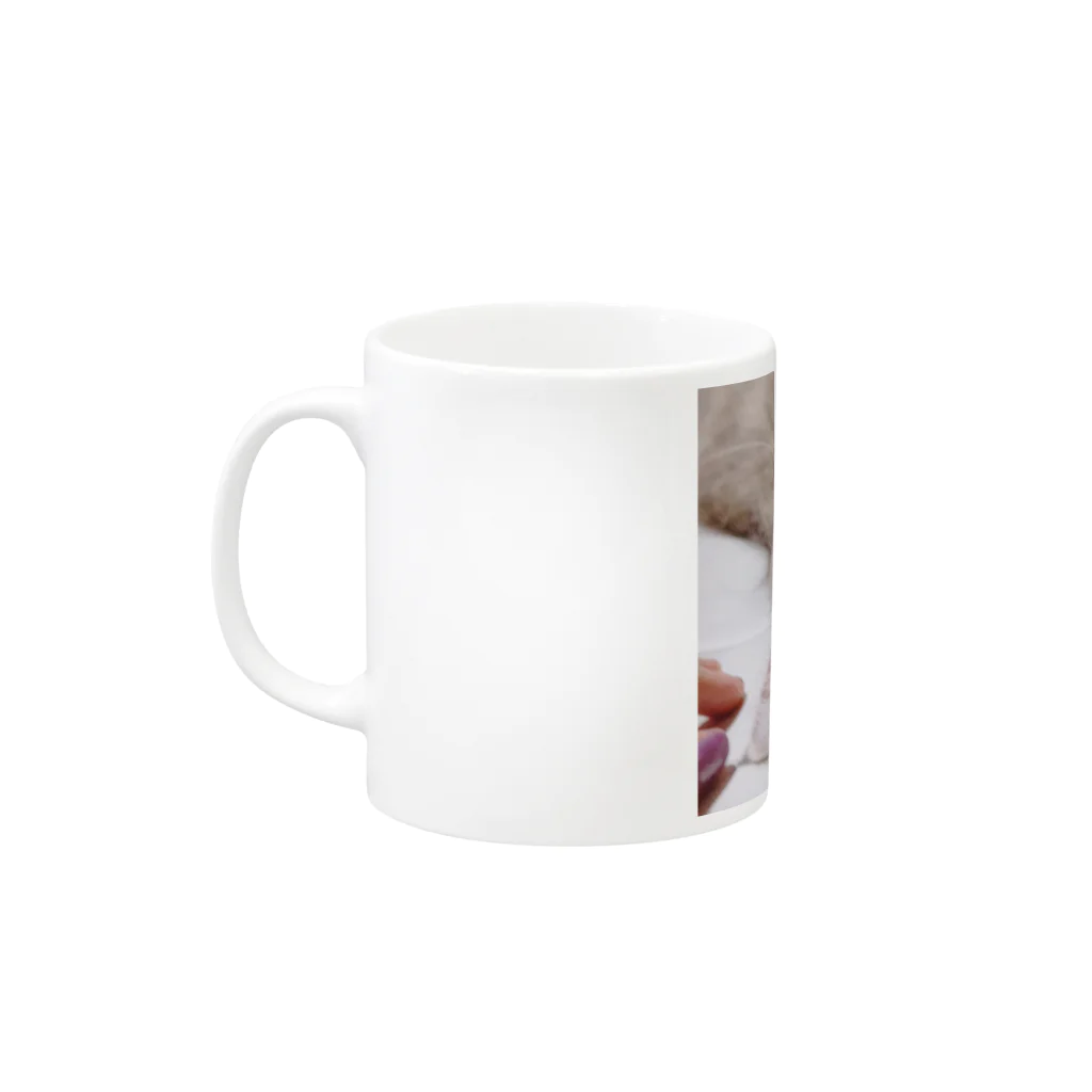 dellagoのえふぃまる Mug :left side of the handle