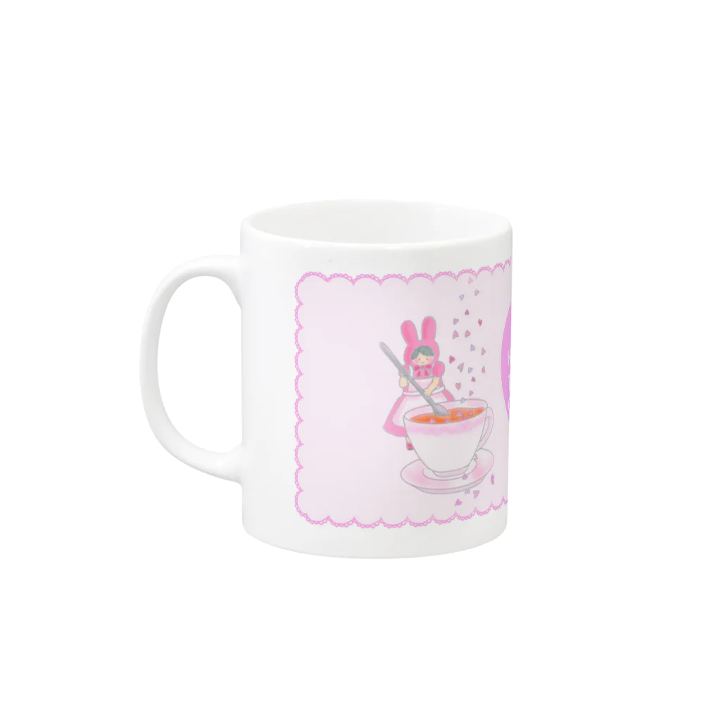 🎀宇佐木 芙和子🎀のLovelyFuwako Mug :left side of the handle