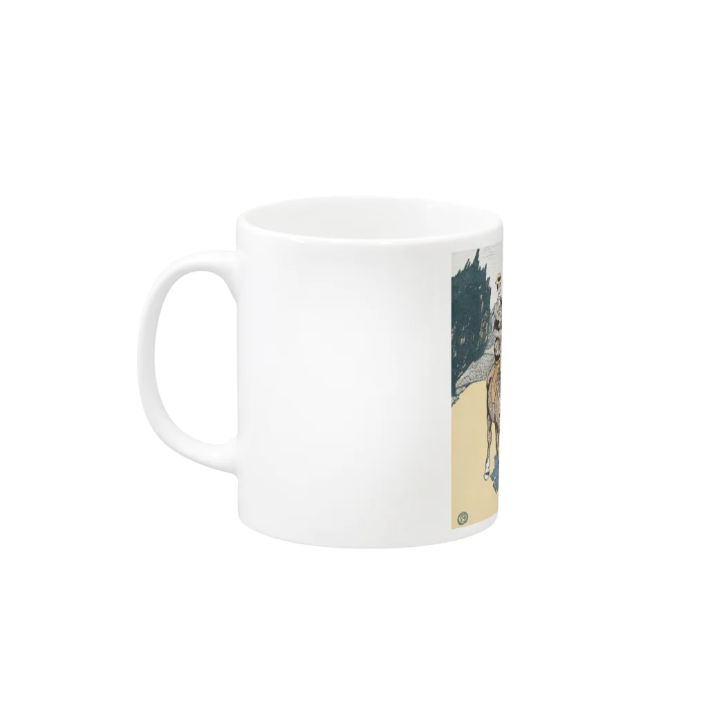 CLASSICの6月の騎馬 Mug :left side of the handle