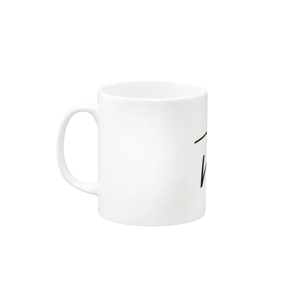 戯れ言やの一流のぼっち Mug :left side of the handle