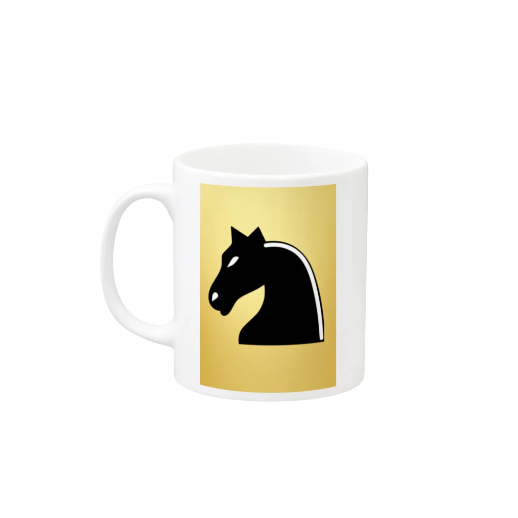 DEMONのKnight グッズ Mug :left side of the handle