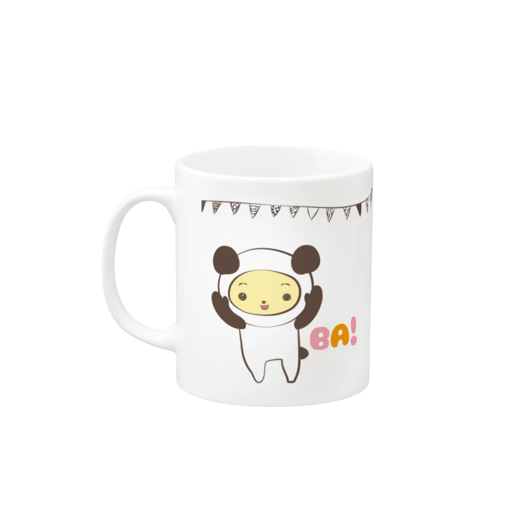 あいすてぃーのいないいないばあ！ Mug :left side of the handle