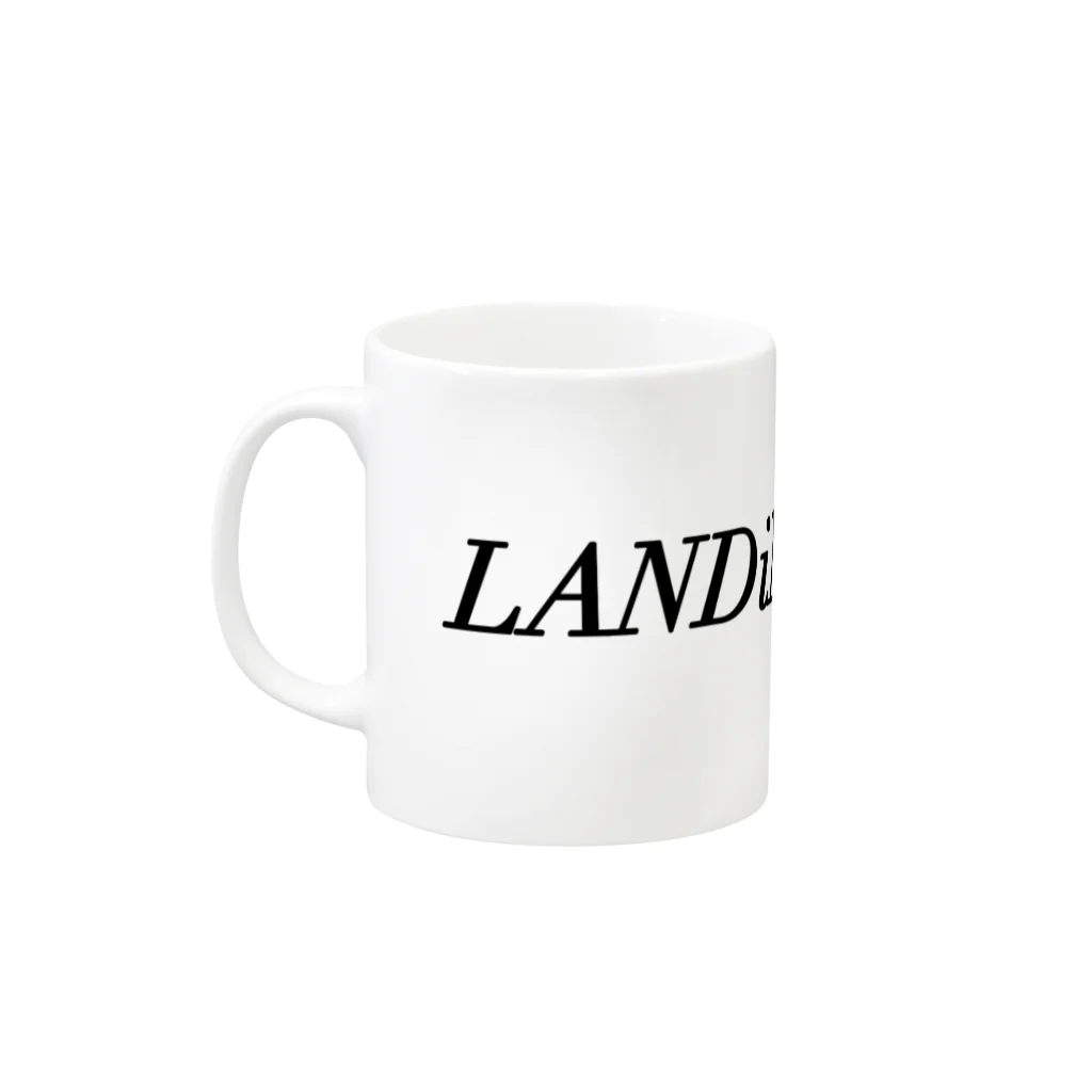 LANDiNG  CORPS.のLANDiNG  CORPS. ロゴシリーズ Mug :left side of the handle