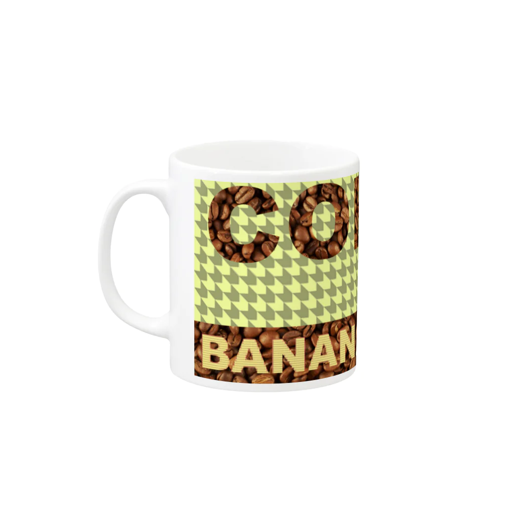 EARTH　ODYSSEYのBANANA COFEEE マグカップの取っ手の左面