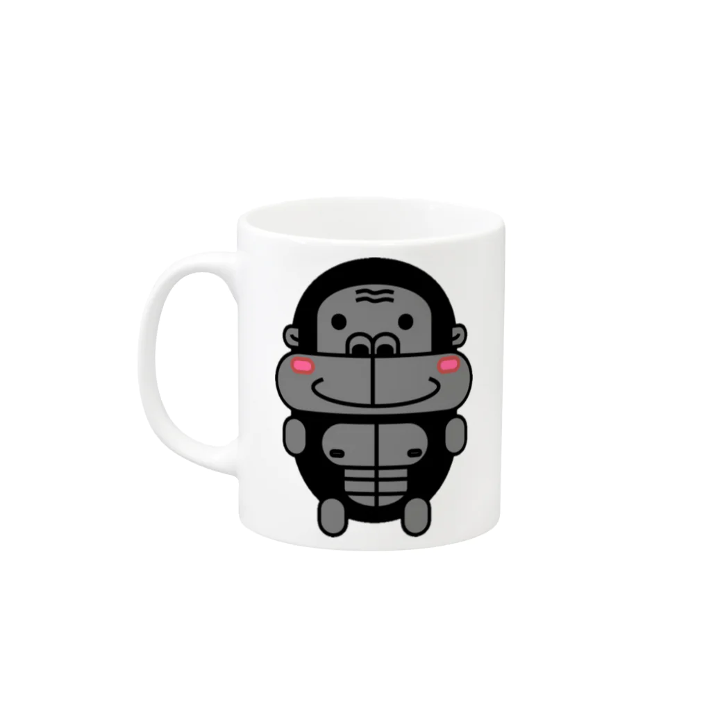 STiNKYs 健悟のごりまる！　STiNKYSの仲間たち Mug :left side of the handle