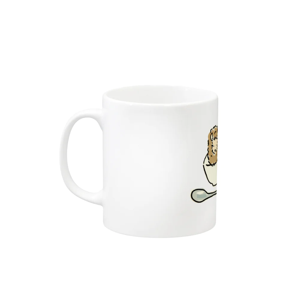 3ko4baSHOPのヒメハリ Mug :left side of the handle