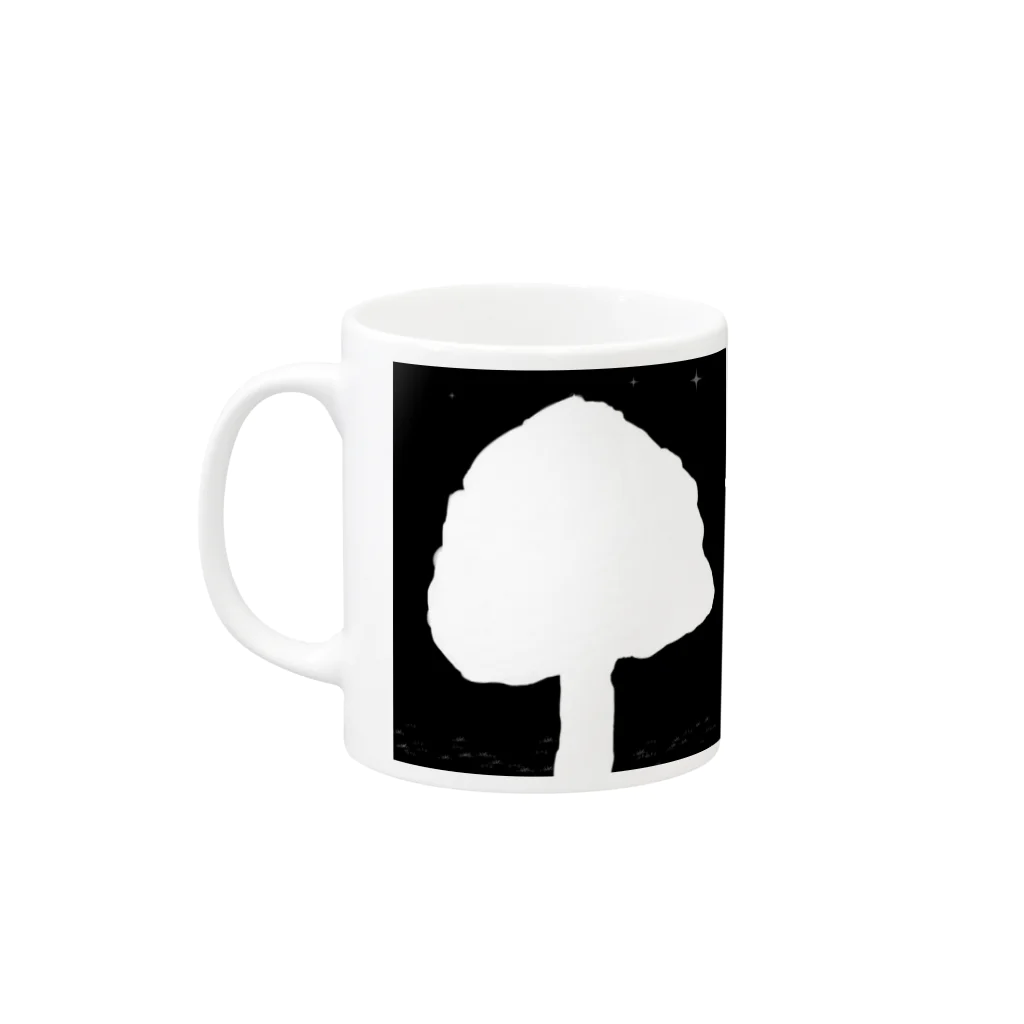 めいぷるの夜の魔女 Mug :left side of the handle