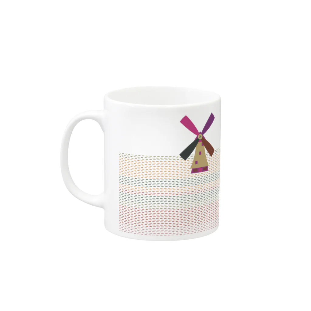 marikoのWindmills Mug :left side of the handle