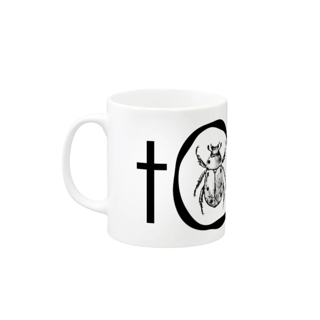 tottoのtottoロゴ Mug :left side of the handle