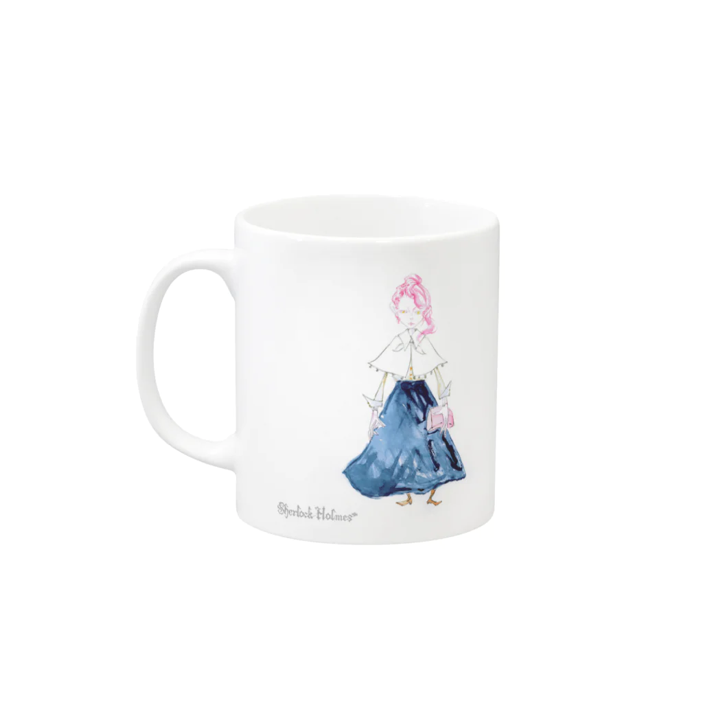 sherlockgakuenのIrene Adler Mug :left side of the handle