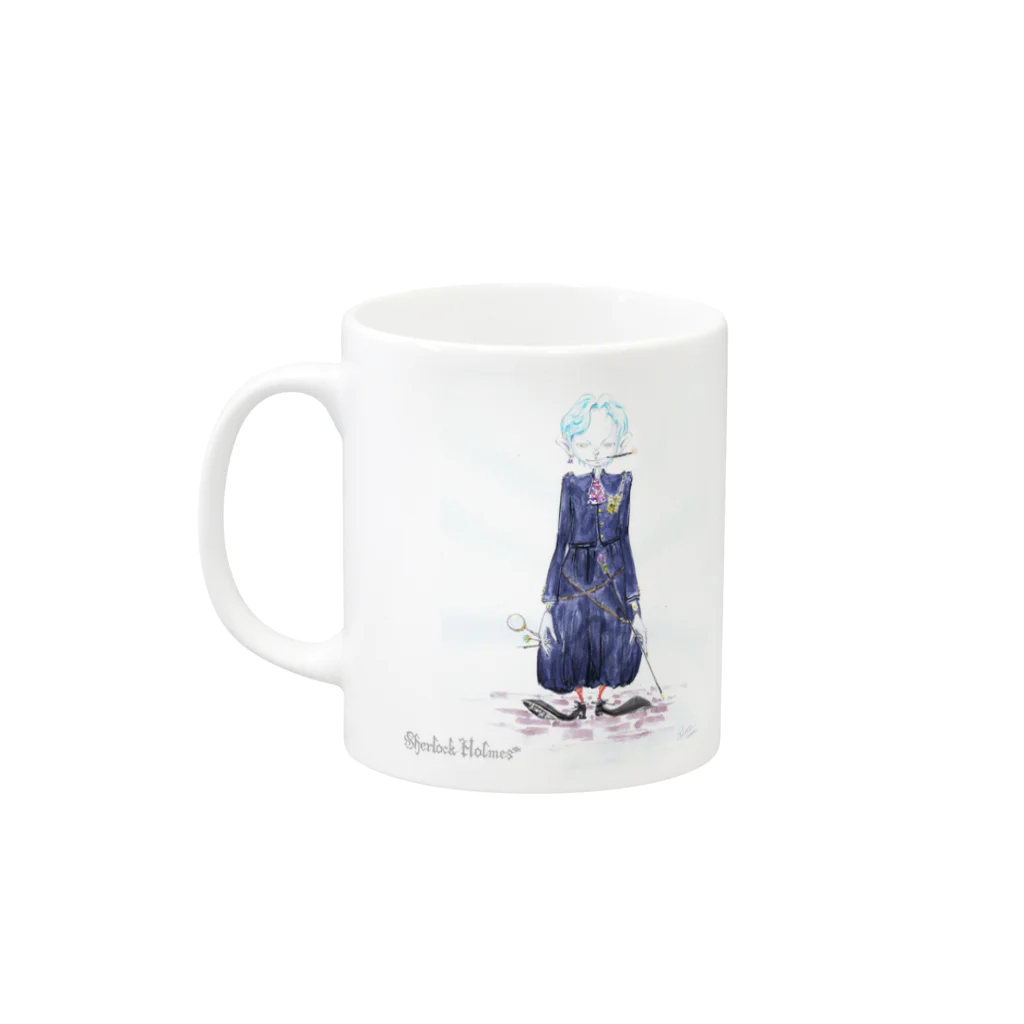 sherlockgakuenのSherlock Holmes Mug :left side of the handle