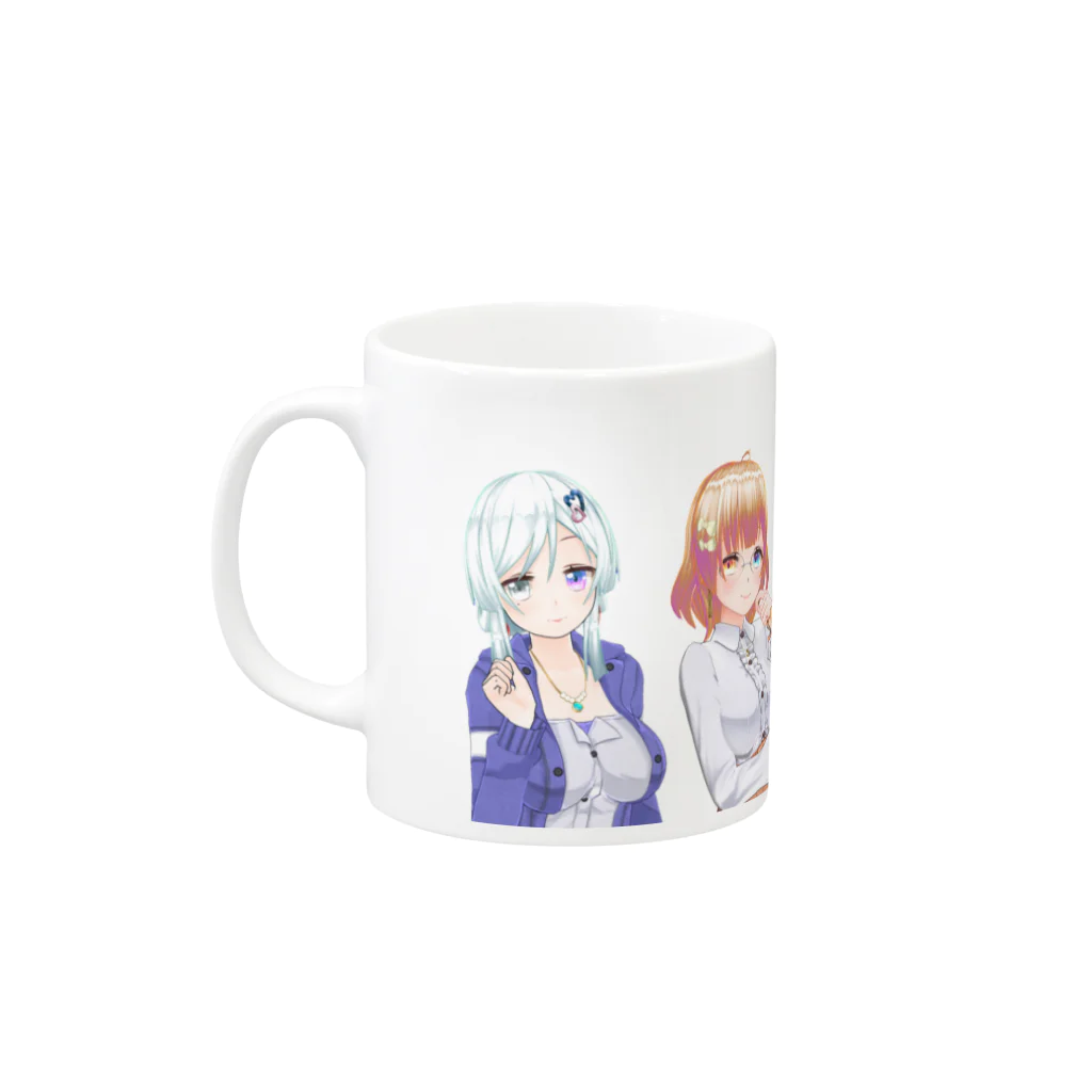 橘 凛音🎠YouTuberのRionsAiringうちの子集合 Mug :left side of the handle