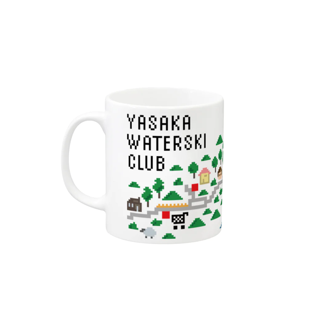 Waterski maniaのYasaka20 マグカップの取っ手の左面