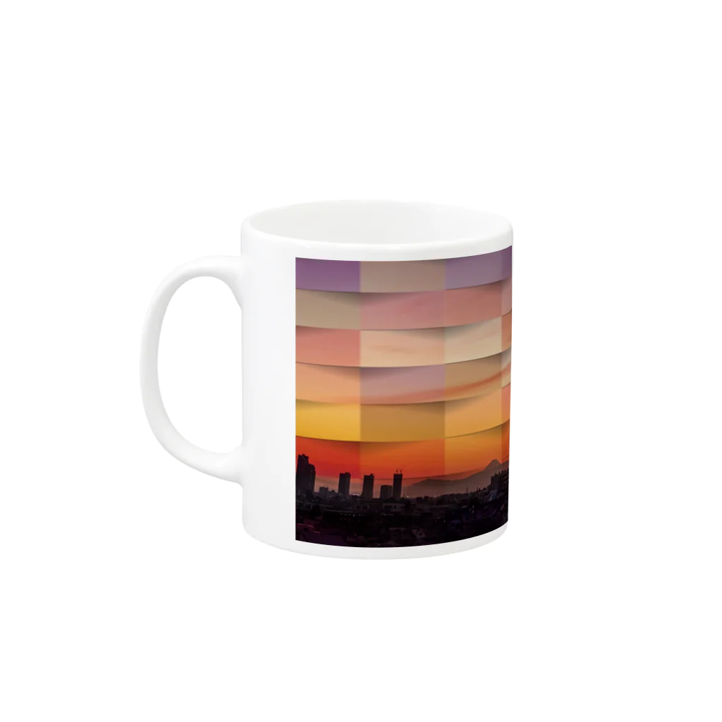 Dear_factoryのSunset_to you Mug :left side of the handle