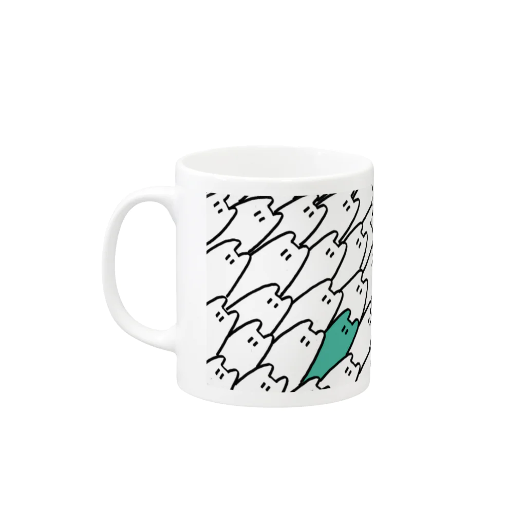 ニラストアのｌｌ Mug :left side of the handle