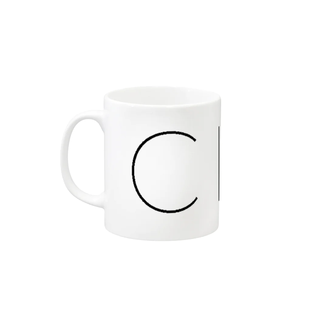 ポンパラピョイの街それはCTIY Mug :left side of the handle