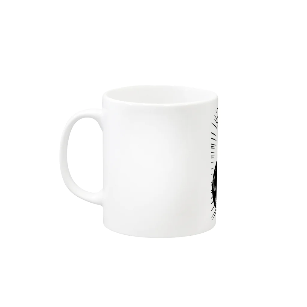 やぎさんぽ ¨̮の定時で帰りたいけど言えない人用 Mug :left side of the handle