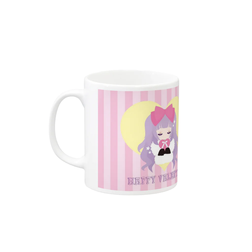 hikaru@綿毛の怒りのSweet Valentine Mug :left side of the handle