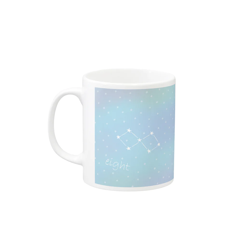 Atlas221の星砂の宇宙 Mug :left side of the handle