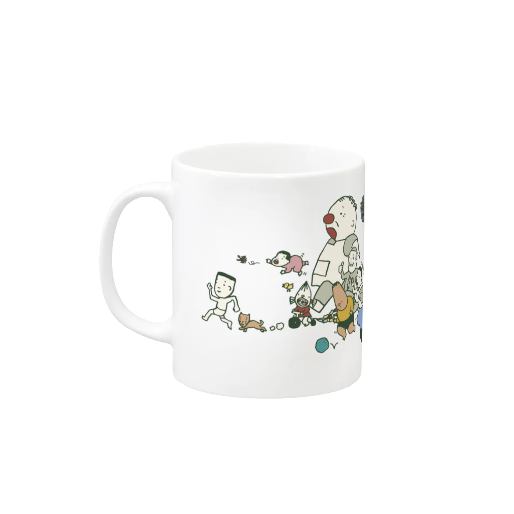 とおい森の大行進 Mug :left side of the handle