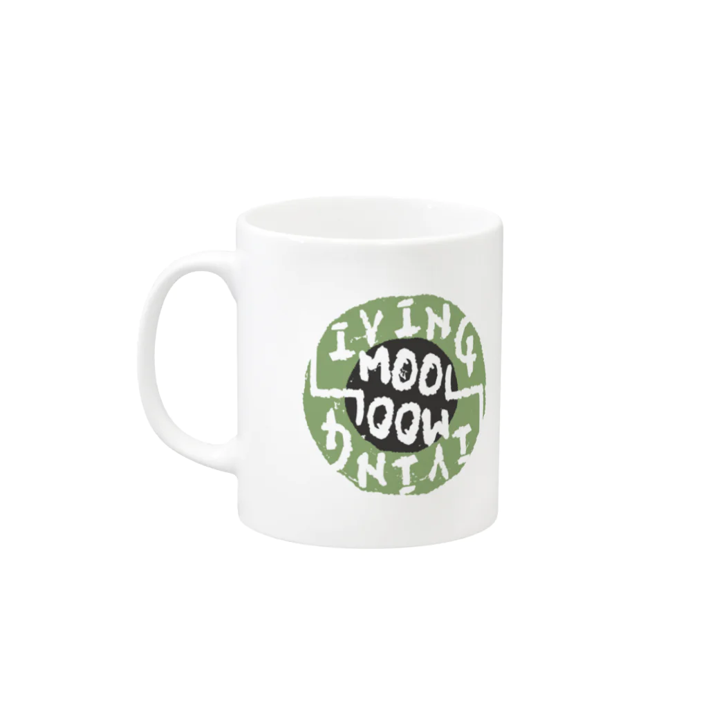 柾のLIVINGMOOL　ペリカン Mug :left side of the handle