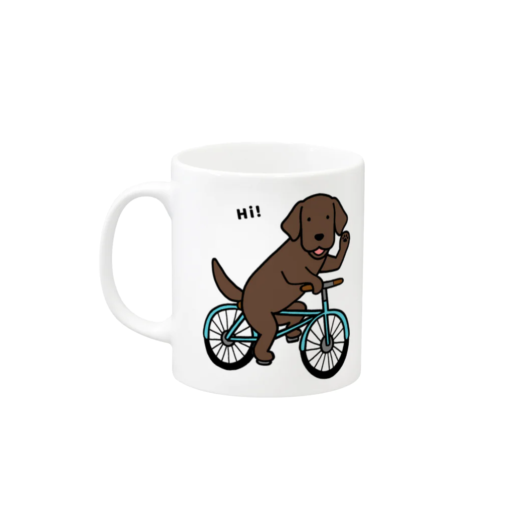 efrinmanのbicycleラブ チョコ Mug :left side of the handle