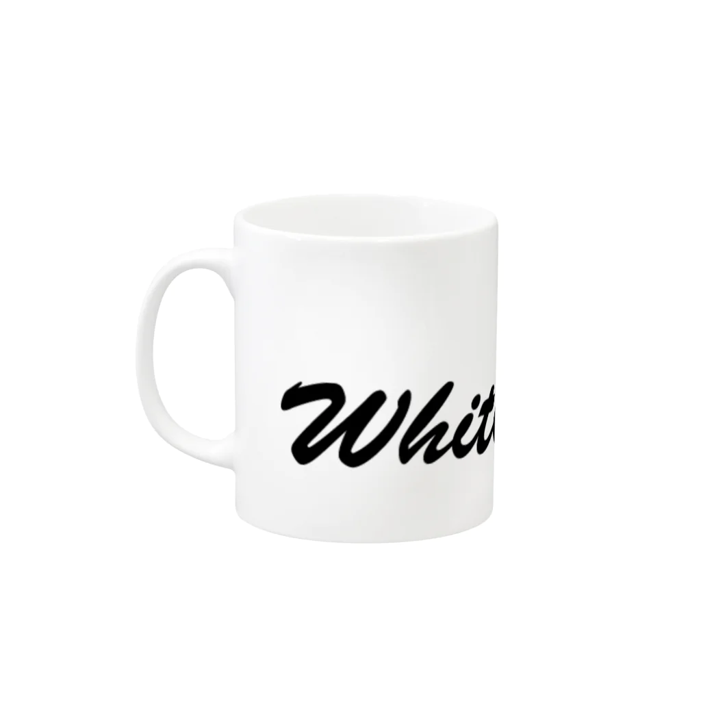 ラビッツグッズのホワラビ Mug :left side of the handle