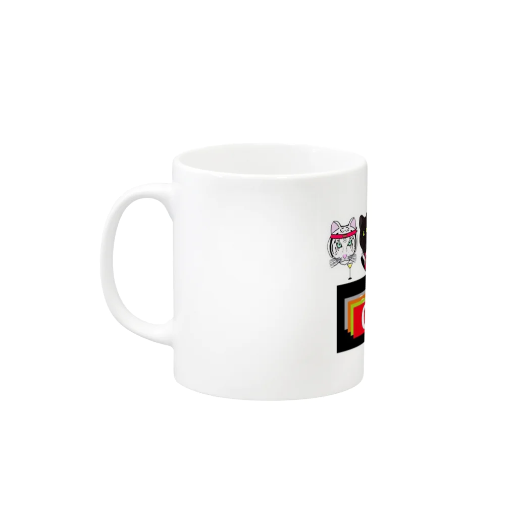 ダーツ&腕時計のCAMPUS全員 Mug :left side of the handle