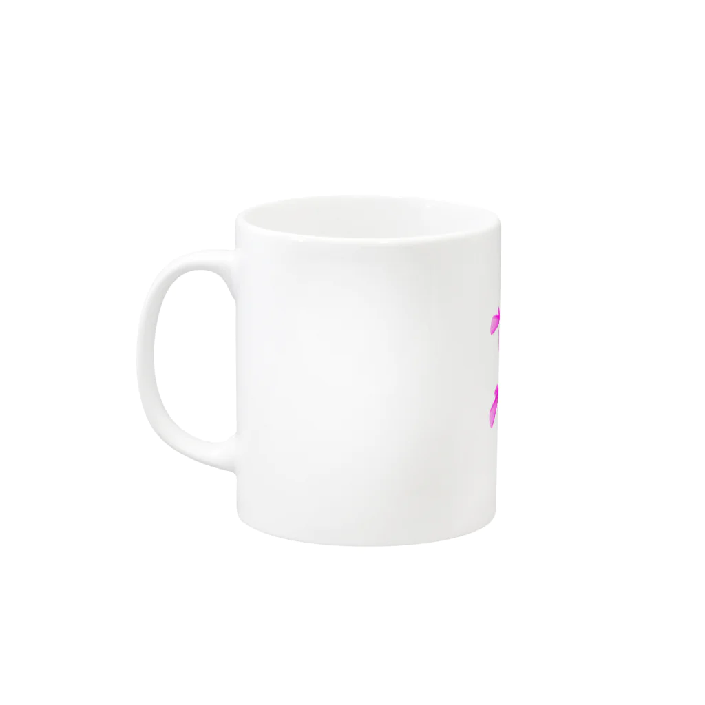 ミラくまのバード Mug :left side of the handle