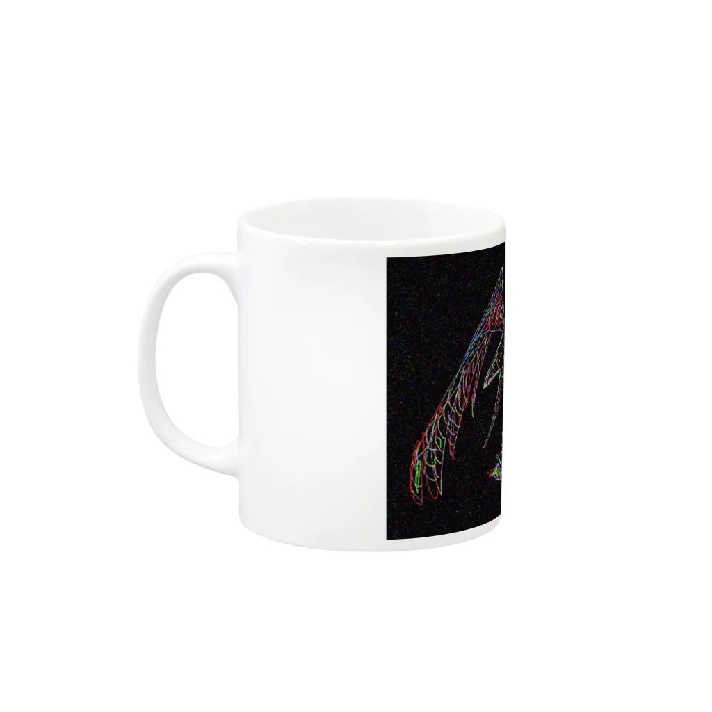 ¥anagawa RecordsのNEW    OLYMPIX Mug :left side of the handle