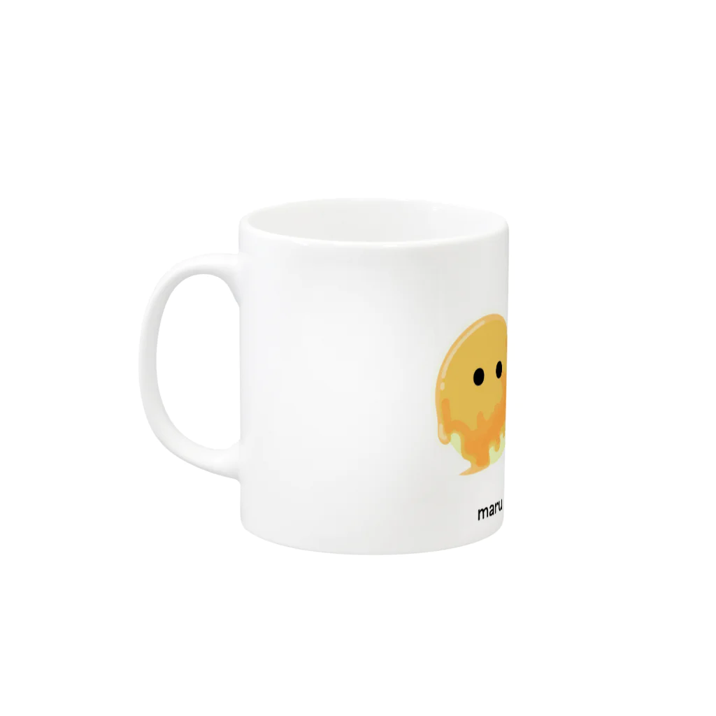 onomatopeのまるまるおぱーる Mug :left side of the handle