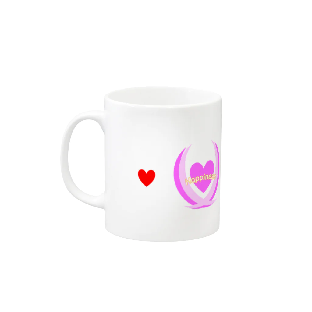 明希-Aki-のハピネス Mug :left side of the handle