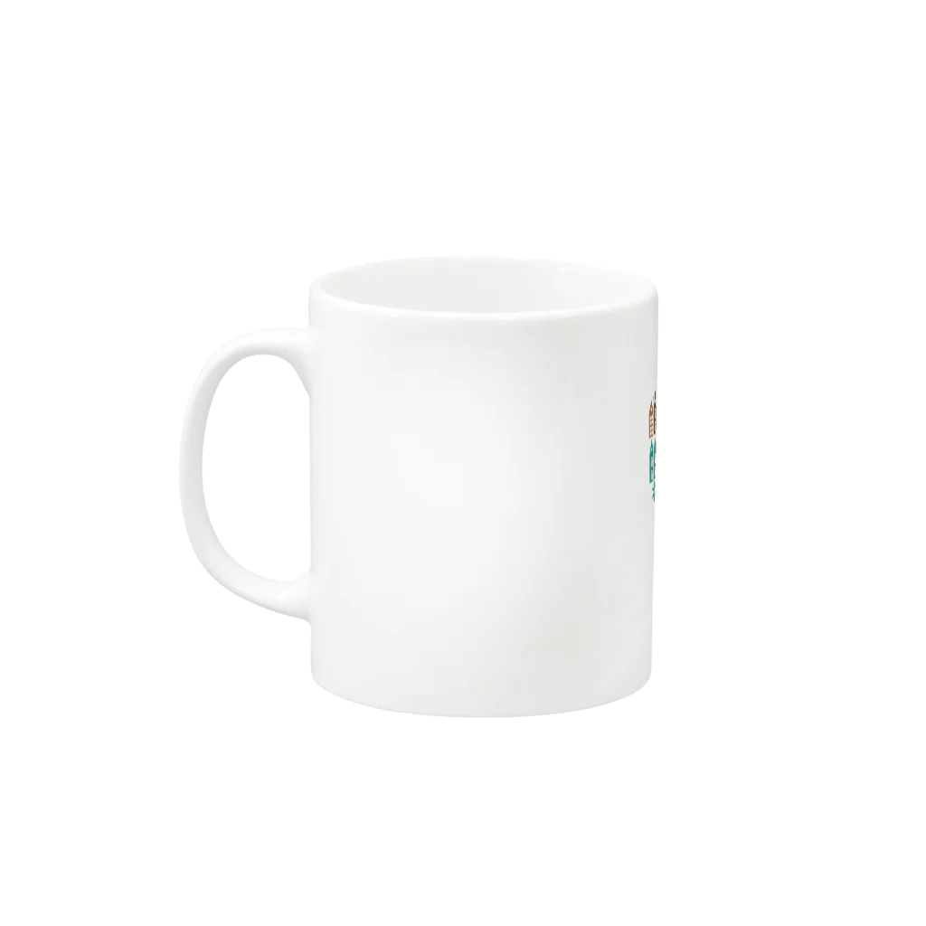 ossoのハートの街並 Mug :left side of the handle