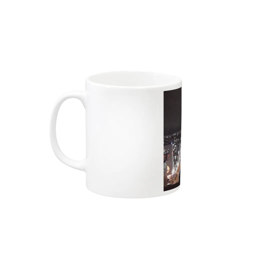 Horizonの都会の夜景 Mug :left side of the handle