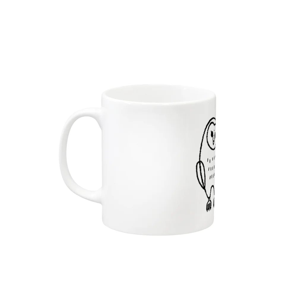 nachiccoの知恵がキラリ☆ Mug :left side of the handle