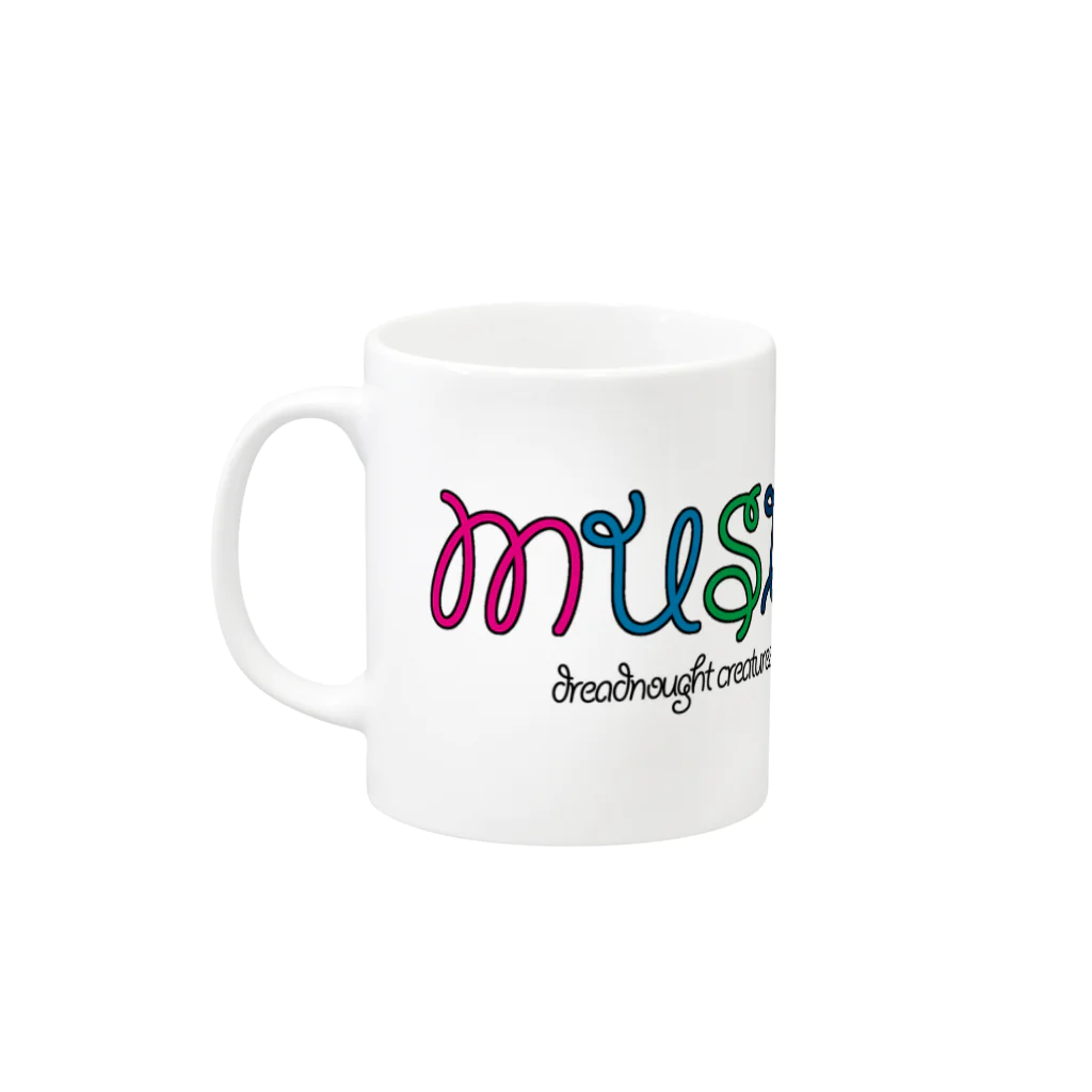 dnc_TheShopのstrings music Mug :left side of the handle