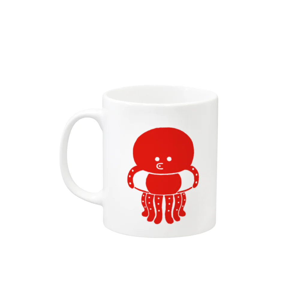 ゴンのマリンシリーズ・タコ Mug :left side of the handle