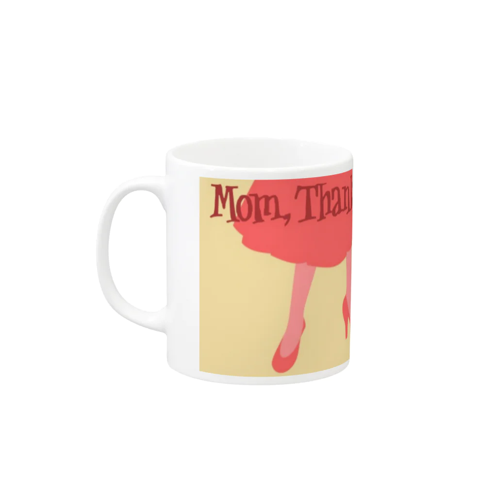 HERMANAS365のHappy mother's day! Mug :left side of the handle