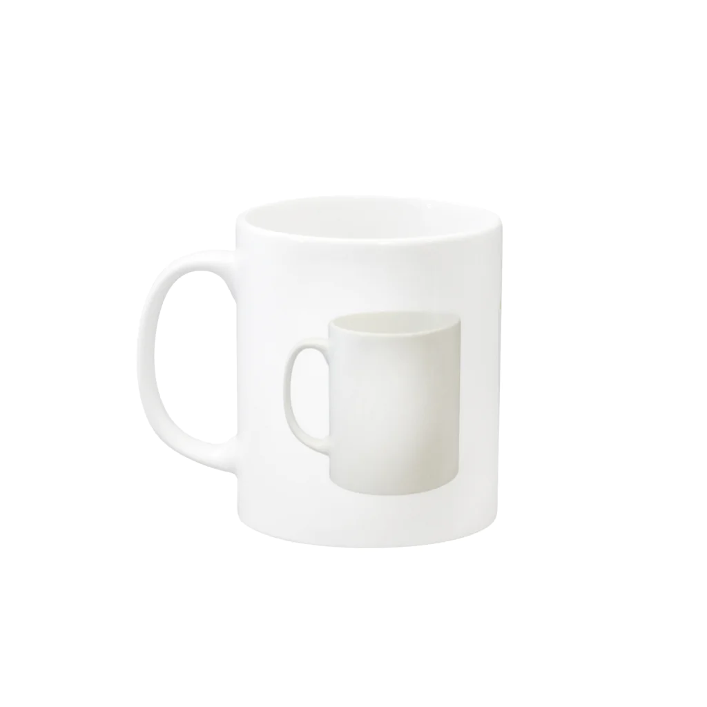 ちり紙のマグカップ Mug :left side of the handle