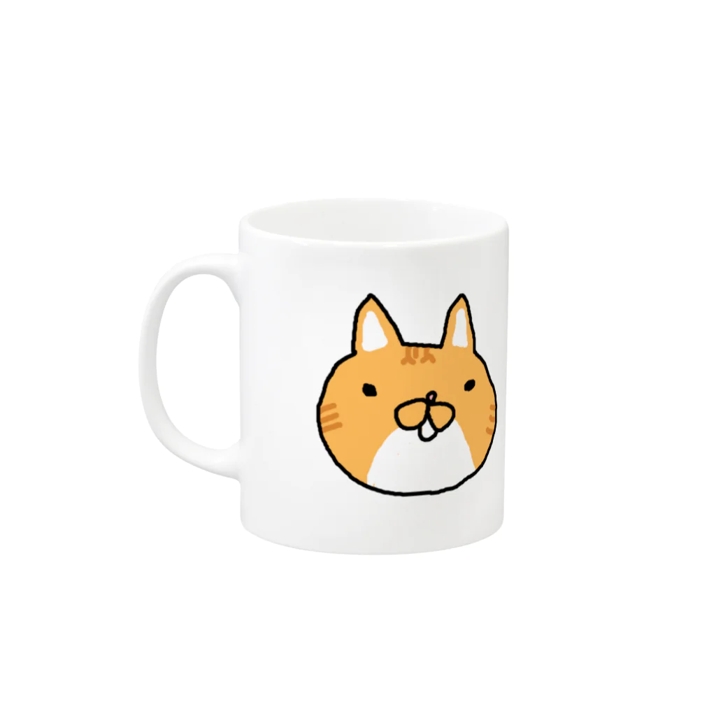 黒猫と風船のうちのねこ Mug :left side of the handle