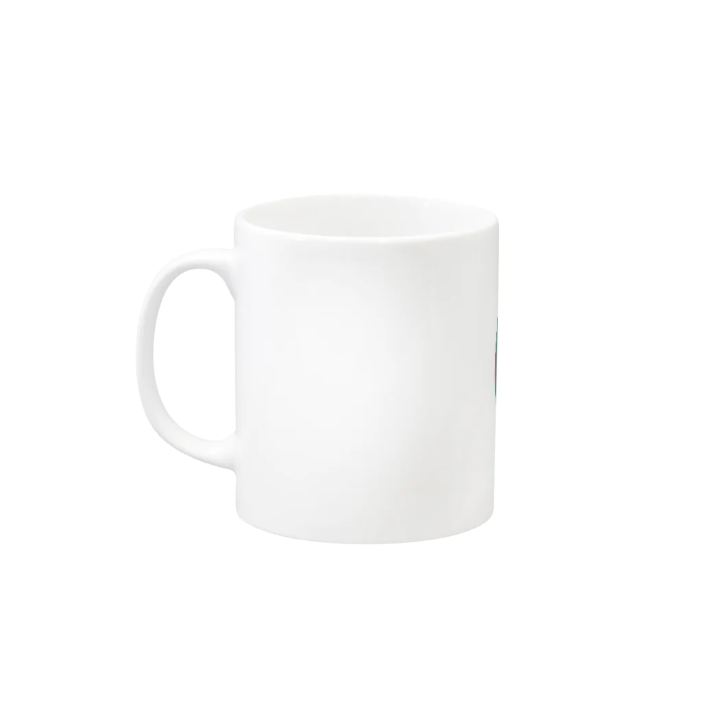 バーオカマザのオカマザオフィシャルグッズ Mug :left side of the handle