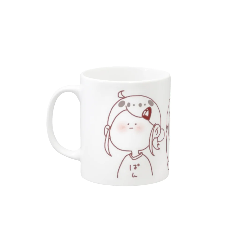 1583の完全にパパ活2 Mug :left side of the handle