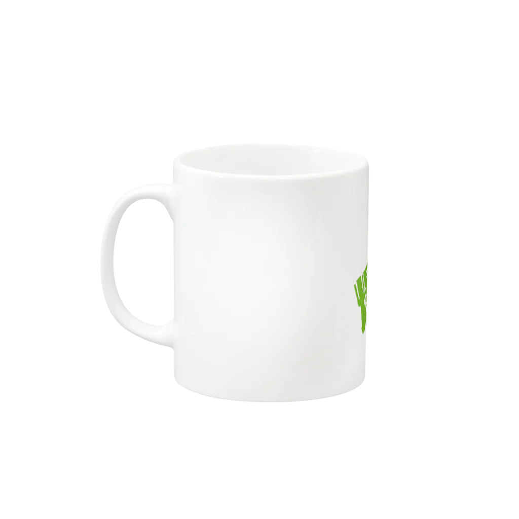 高瀬彩の爆発すれば良いのに green Mug :left side of the handle