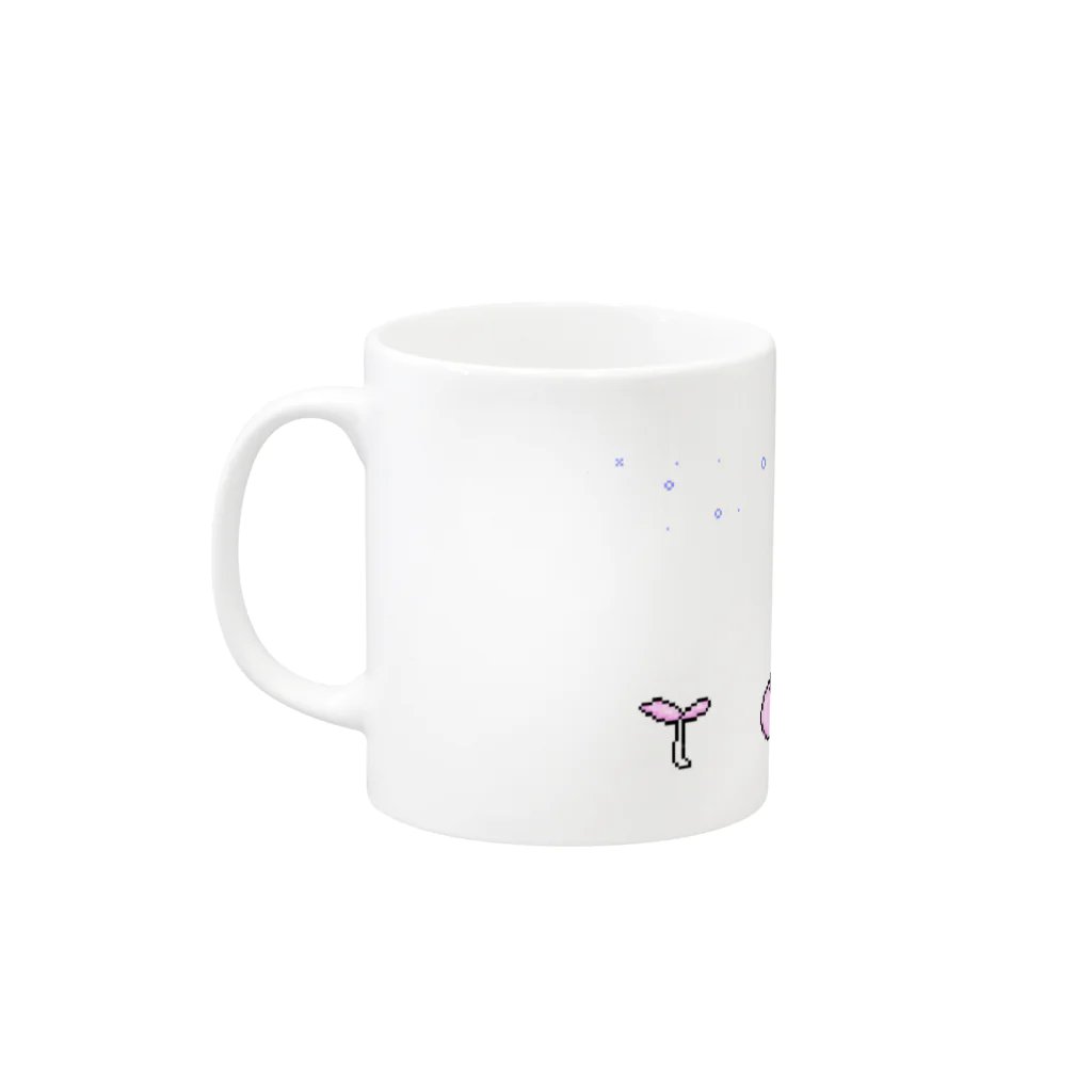 キューブ・ザ・双頭のうさみみ Mug :left side of the handle